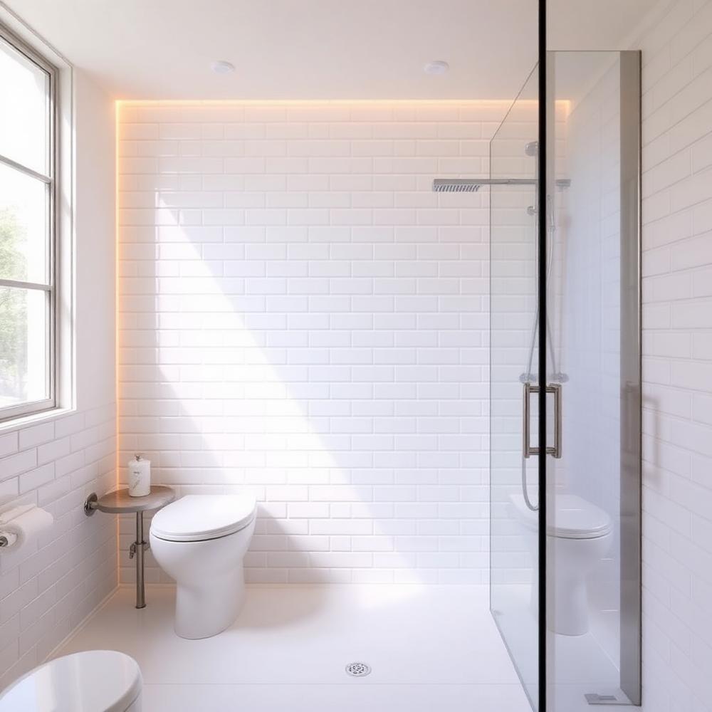 Clean bathroom